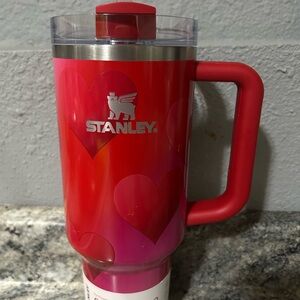Stanley Red and Pink Heart Mug